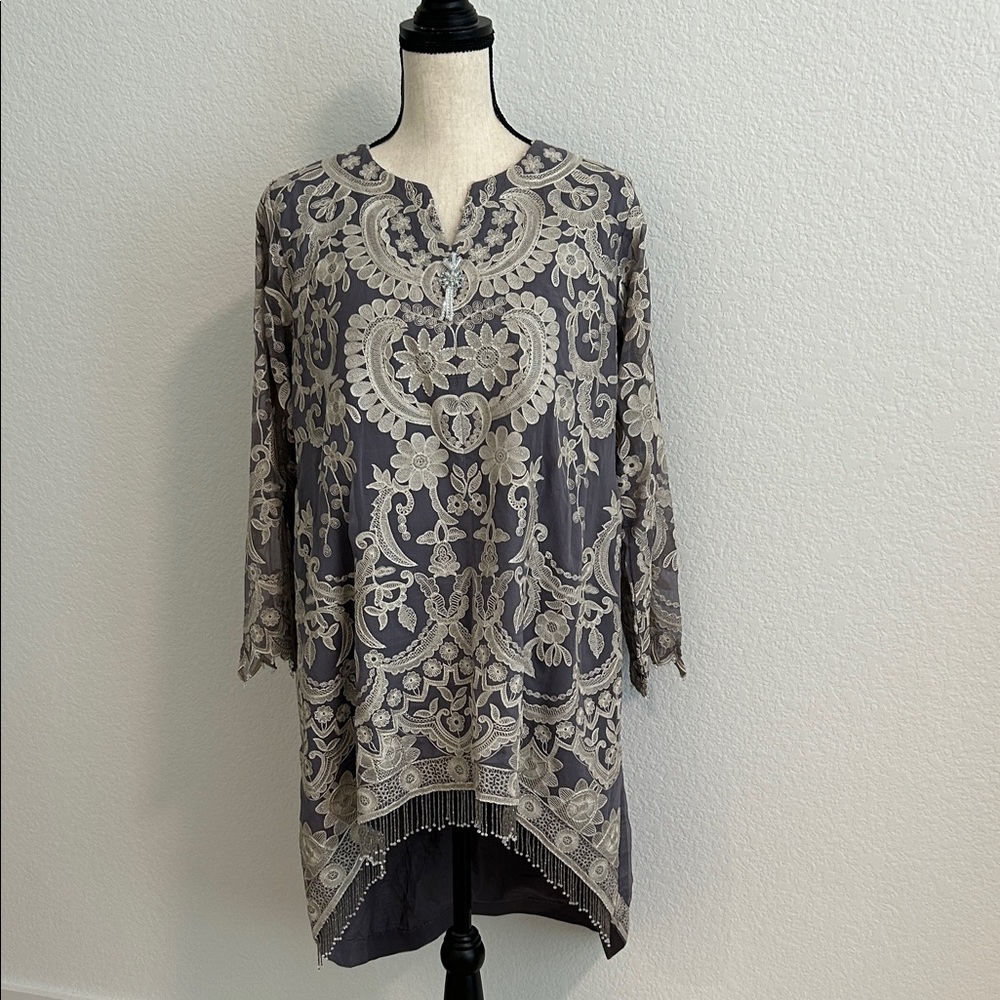 Pakistani Indian Khaadi Khas Hi Lo Kameez Sz 12